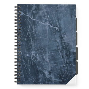 Collegeblok A4 lijn Scratch 23-rings - Blauw