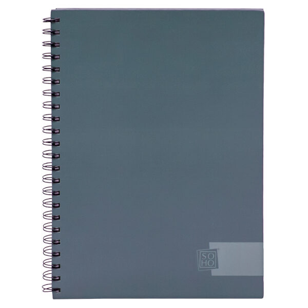 Dummyboek harde kaft A4 spiraal SOHO Urban blauw