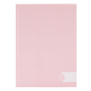 Schrift harde kaft A4 lijn SOHO Pastel roze