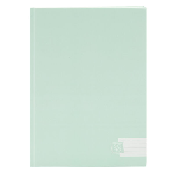 Schrift harde kaft A4 lijn SOHO Pastel groen