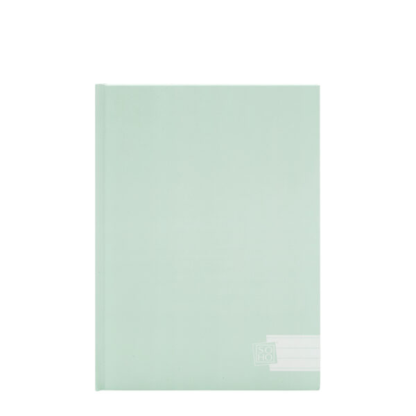 Schrift harde kaft A5 lijn SOHO Pastel groen