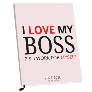 Schoolagenda A5 Love My Boss 18 mnd 2025-2026