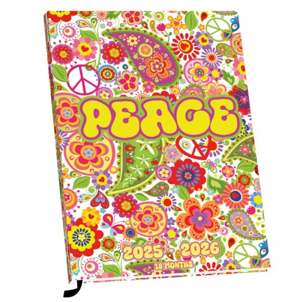 Schoolagenda A5 Peace 18 mnd 2025-2026