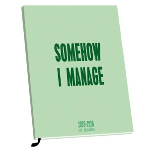 Schoolagenda A5 Somehow I Manage 18 mnd 2025-2026