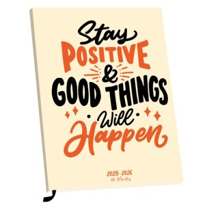 Schoolagenda A5 Stay Positive 18 mnd 2025-2026