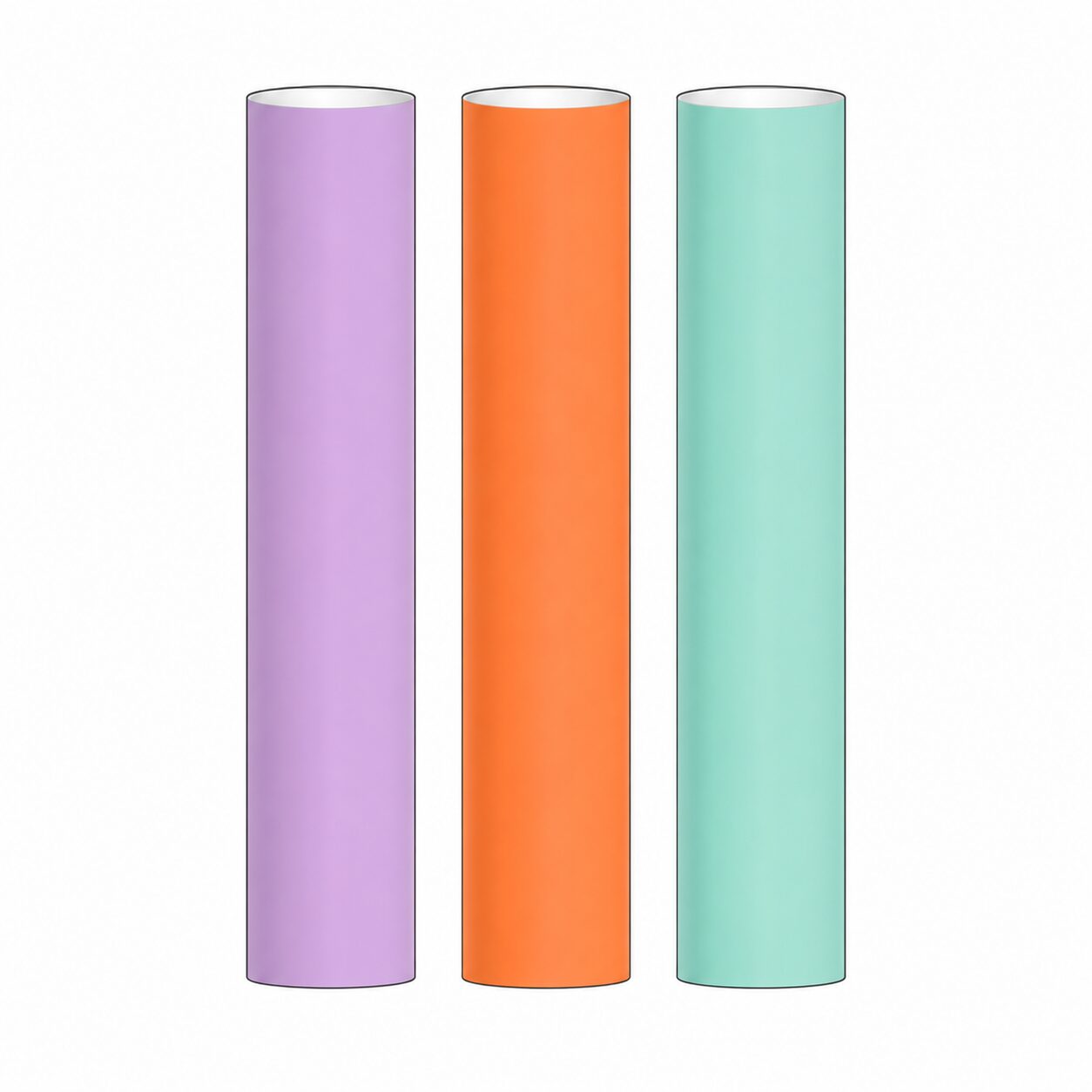 Kaftpapier kleur Trend 3 assorti, 2m x 50cm (3 rollen)
