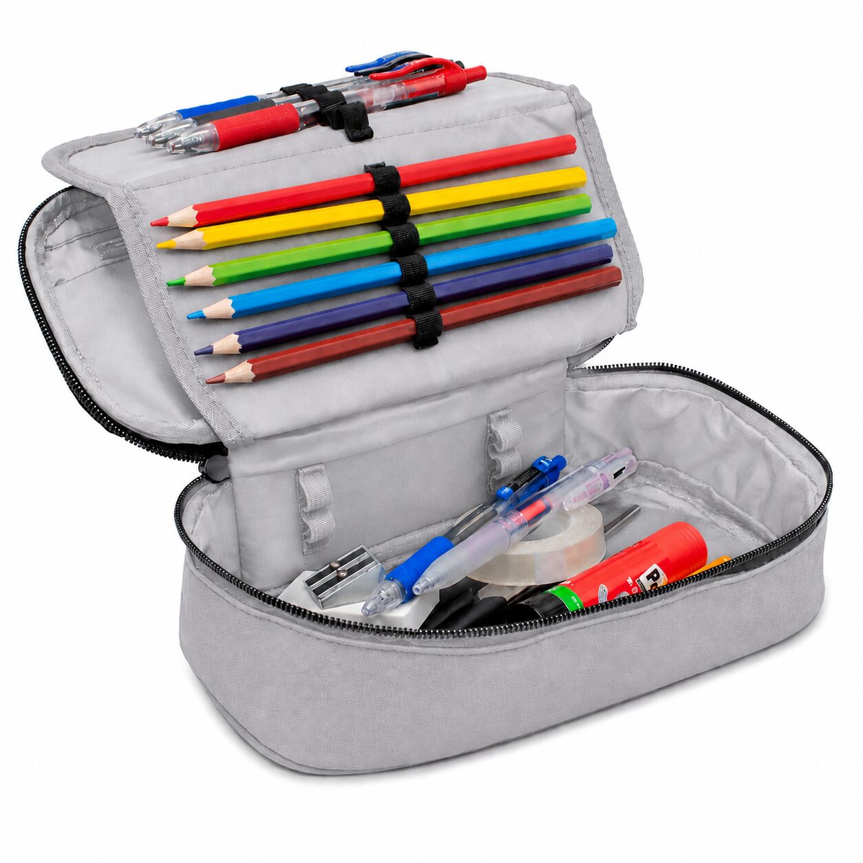 Etui Bakmodel XL SOHO Street - Lichtgrijs