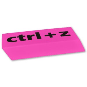 Gum XL CTRL+Z Roze