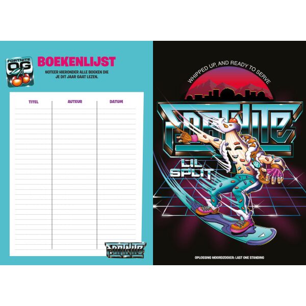 Schoolagenda Fortnite 2025 - 2026