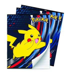 Pokemon A5 schrift lijn 3-pack