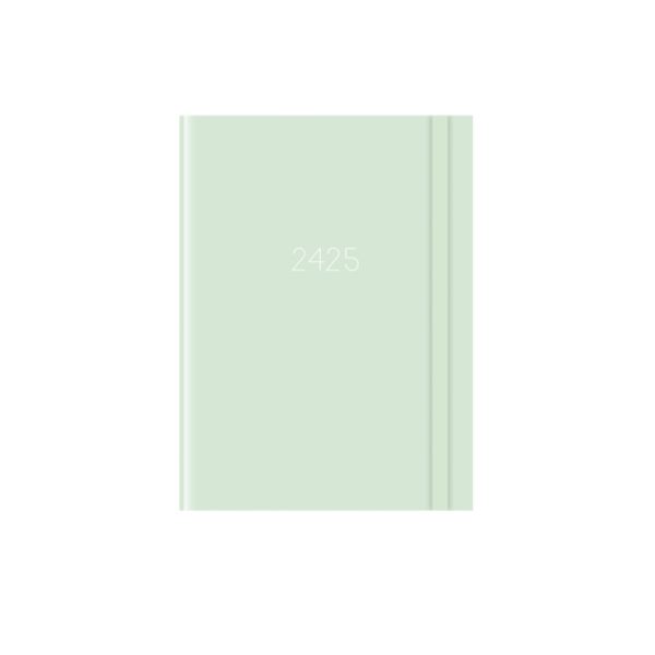 Studieagenda A6 pastel groen 2024-2025