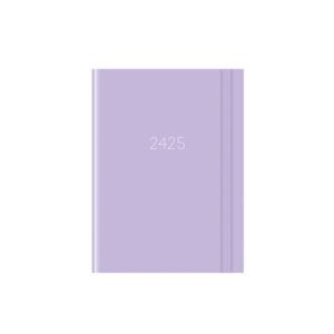 Studieagenda A6 pastel paars 2024-2025