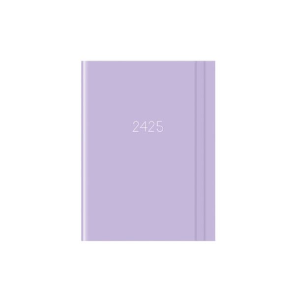 Studieagenda A6 pastel paars 2024-2025