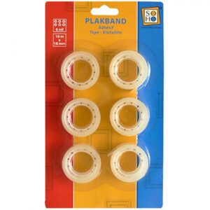 Plakband 6 rolletjes