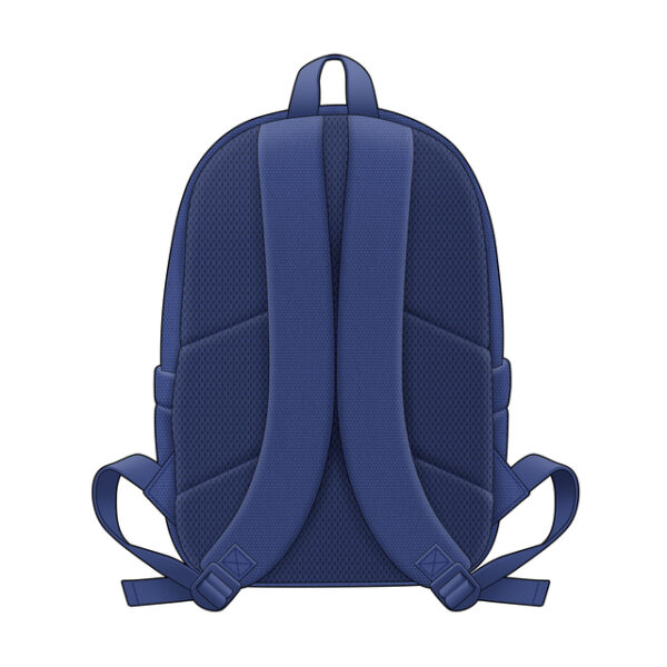 Rugtas Basics met laptopvak donkerblauw
