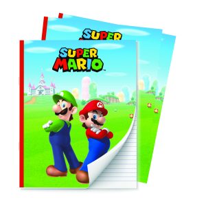 Super Mario A5 schrift lijn 3-pack
