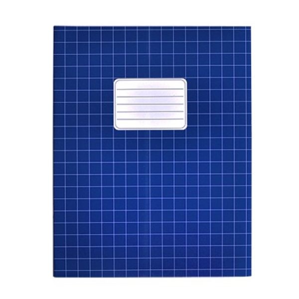 Schriften A5 ruit 10mm blauw