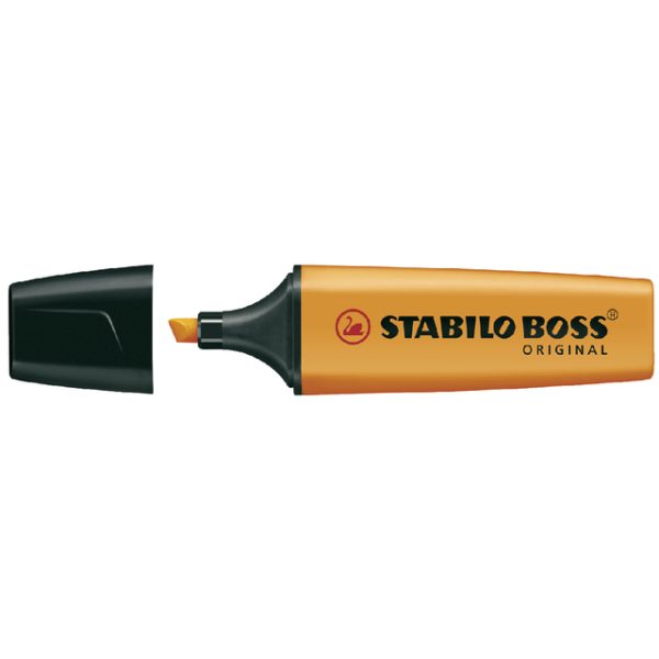 Markeerstiften STABILO BOSS assorti etui 4 stuks