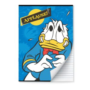 Schrift A4 lijn Donald Duck