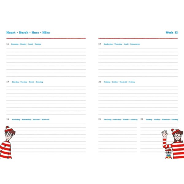 Agenda Where’s Wally 18-maanden 2025-2026