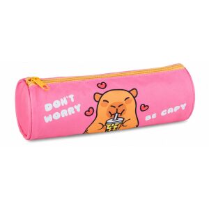 Etui Capybara rond roze