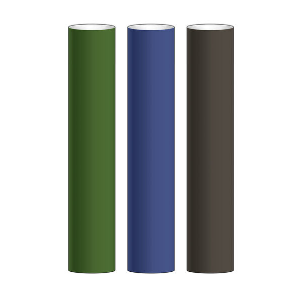 Kaftpapier kleur Basic 3 assorti, 2m x 50cm (3 rollen)