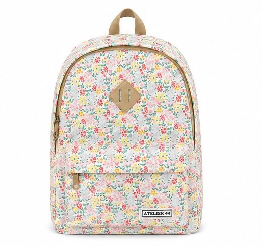 Rugzak Basics met laptopvak Sweet Pastel miniflower