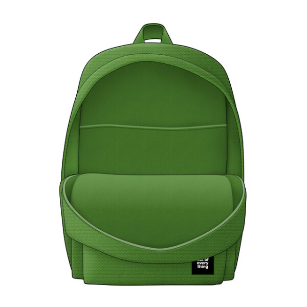 Rugtas Basics met laptopvak groen