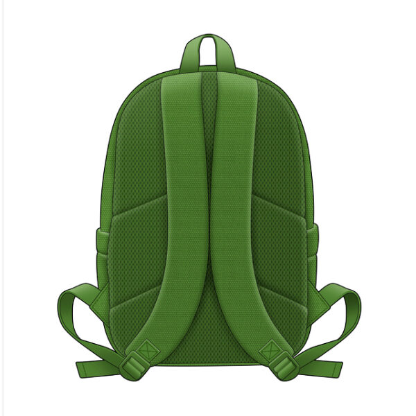 Rugtas Basics met laptopvak groen