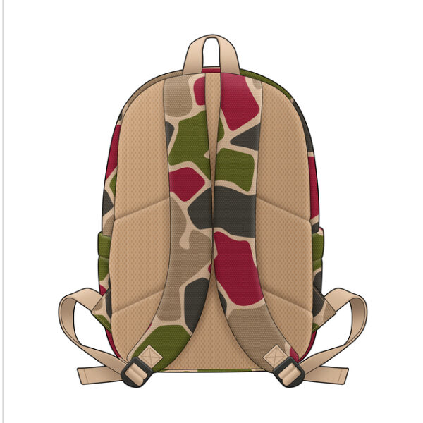Rugtas Basics met laptopvak camo