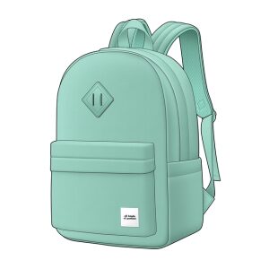 rugzak pastel groen
