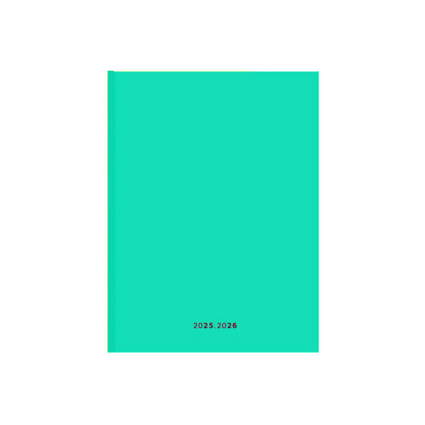 Schoolagenda A5 Happy Color Groen 2025 - 2026