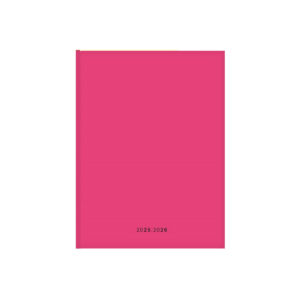 Schoolagenda A5 Happy Color Roze 2025 - 2026